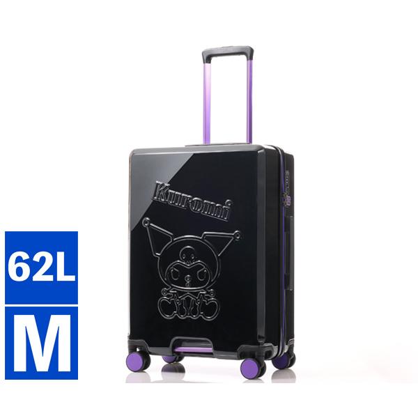 sanrio（サンリオ） クロミ キャリーケース/M/62L/ブラック KK963-M