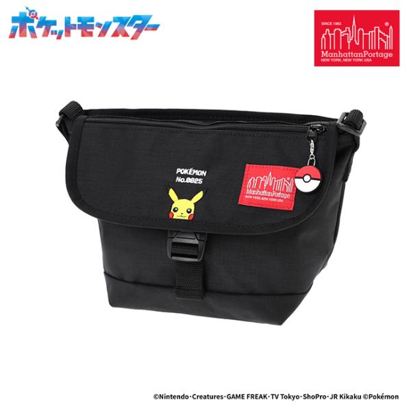ポケモン メッセンジャーバッグ ブラック Manhattan Portage マンハッタンポーテージ ポケットモンスター