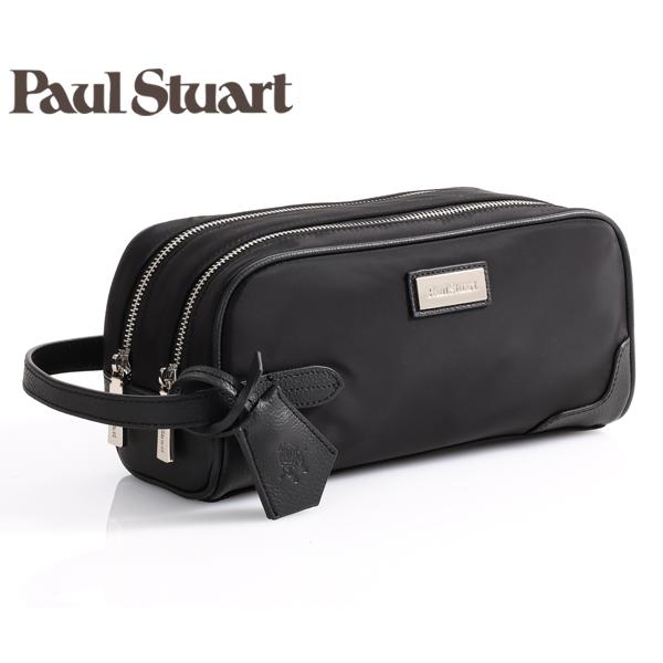 PAUL STUART ポールスチュアート セカンドバッグ/ブラック PAUL STUART ポールスチュアート セカンドバッグ/ブラック