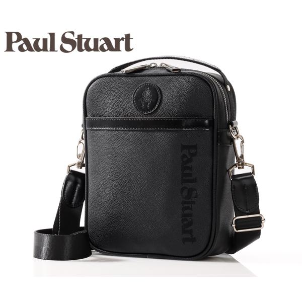 PAUL STUART ポールスチュアート 縦型トラベルショルダーバッグ