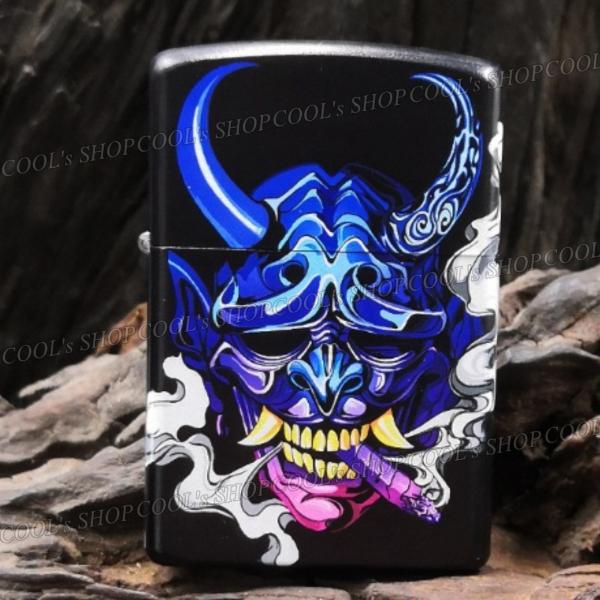 般若 フルカラー デザイン オイルライター ZORRO ZIPPO 同サイズ