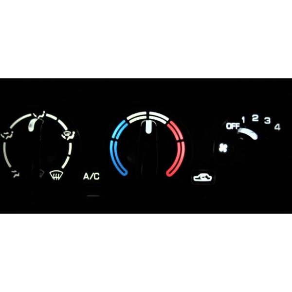 PULSER パルサー N15 マニュアルエアコンパネル照明用 LED 1台分セット！ NISSAN (日産)