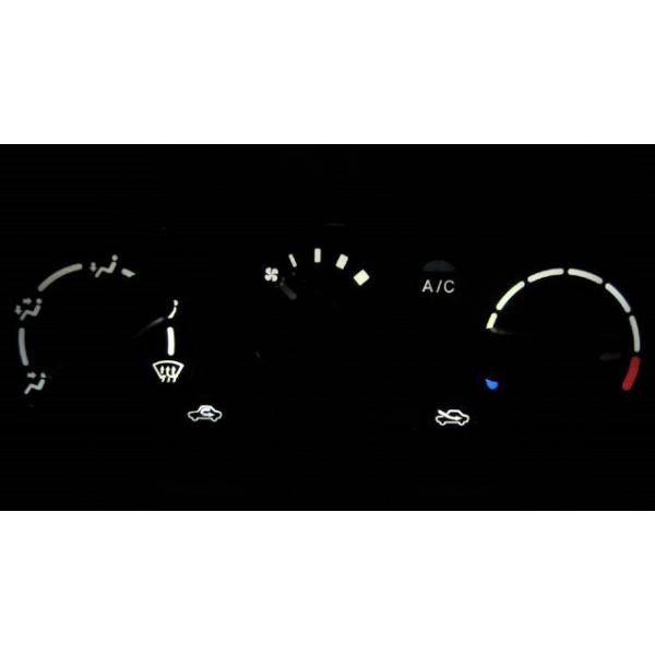 JIMMNYジムニーJB23(5型,6型,7型,8型,9型)平16(04)/10〜エアコンパネルLED電球 1台分セット！カラーはホワイトブルーレッドピンクから選択可能です。エアコンパネルの純正球と交換するだけですので無加工で取り付け出来ま...