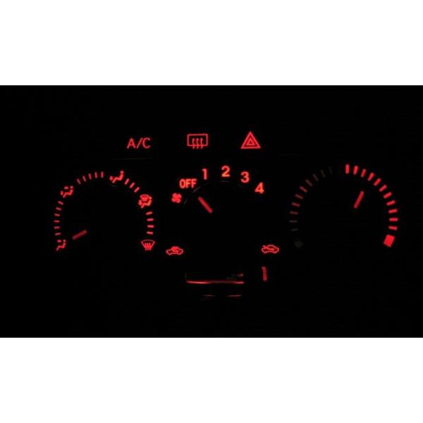 MOVE ���[�u L150/L152/L160 �}�j���A�� �G�A�R���p�l���Ɩ��p LED 1�䕪�Z�b�g�I DAIHATSU �_�C�n�c ���i�摜2