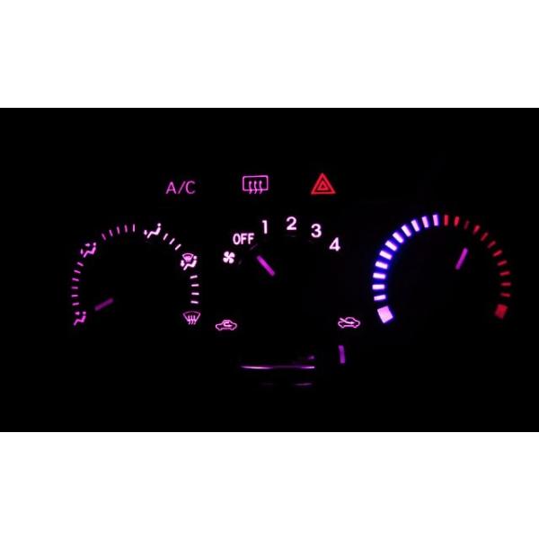 MOVE ���[�u L150/L152/L160 �}�j���A�� �G�A�R���p�l���Ɩ��p LED 1�䕪�Z�b�g�I DAIHATSU �_�C�n�c ���i�摜3