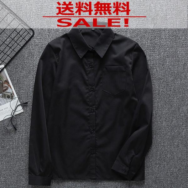 レディース コットンシャツ ブラック ld256bk コットン100％ レディースファッション