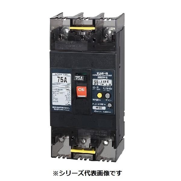 テンパール工業 73EC75W2 漏電遮断器 経済タイプ Eシリーズ OC付 表面 