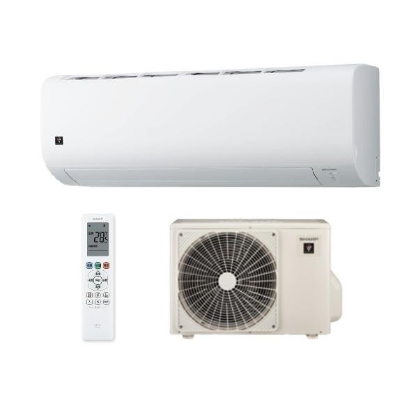 SHARP エアコン本体 ホワイト　室外機　28畳 SHARP（シャープ） AC-28UFJ エアコン 10畳 ルームエアコン FJシリーズ