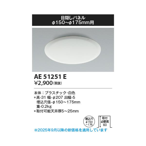 KOIZUMI（コイズミ） コイズミ照明 AE51251E ダウンライト 目隠し