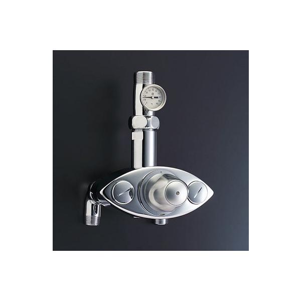 LIXIL INAX 大型サーモスタット付バルブ(露出配管用・温度計付 LIXIL INAX 大型サーモスタット付バルブ(露出配管用・温度計付