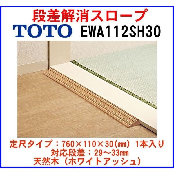 段差解消スロープ TOTO EWA112SH30 定尺タイプ：長さ760mm（1本入り