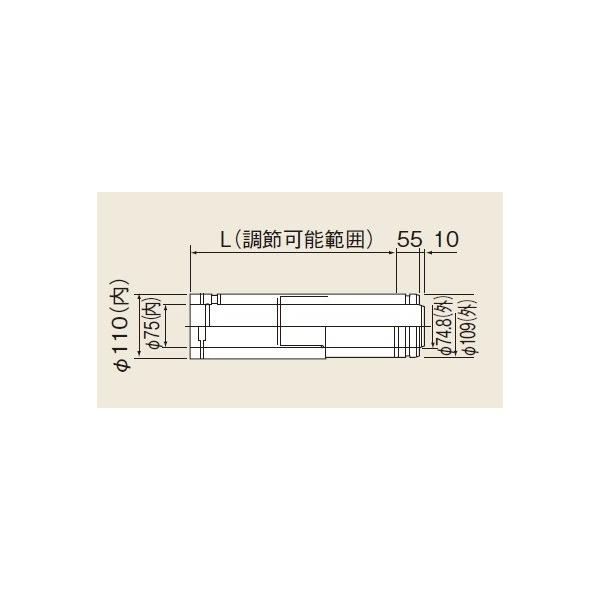 �K�X������ ���� �����i�C�@FFWS-500�@�X���C�h�� (L=400�`600mm) [��]