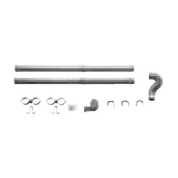 新品未開封 FR−10S4 長府 サンポット 延長給排気管セット FFストーブ 新品未開封 FR−10S4 長府 サンポット 延長給排気管セット FF