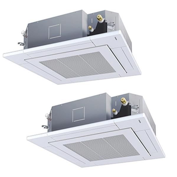 ●Я東芝(日本キヤリア) 業務用エアコン【GUEB16011XU】天井カセット形 4方向吹出し スマートエコneo 同時ツイン 6馬力 ワイヤレス 三相200V TOSHIBA（東芝） 日本キヤリア/旧東芝 GUEB16011XU 業務用エアコン