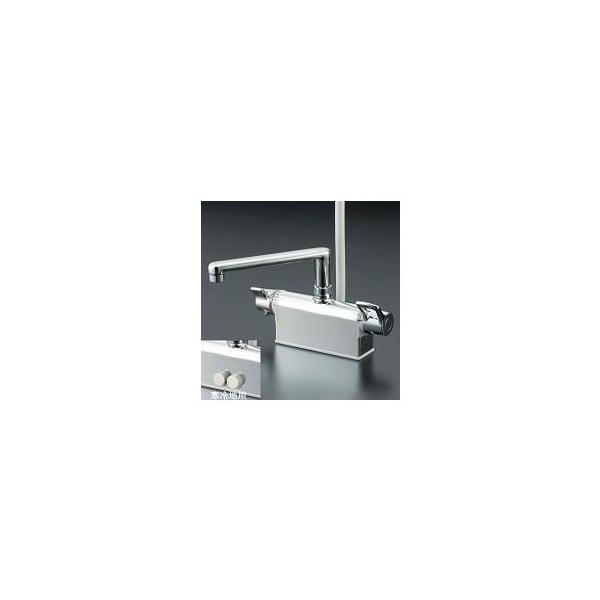 KVK デッキ形サーモスタット式シャワー(取付ピッチ100mm)(寒冷地用