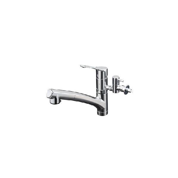 KVK 流し台用シングルレバー式シャワー付混合栓(分岐止水栓付 KVK 流し台用シングルレバー式シャワー付混合栓(分岐止水栓付