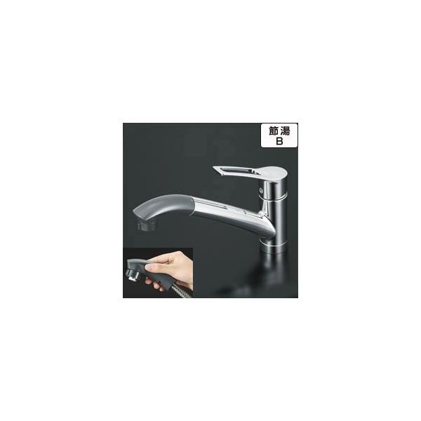 KVK 流し台用シングルレバー式シャワー付混合栓 KM5031 (水栓 KVK 流し台用シングルレバー式シャワー付混合栓 KM5031 (水栓