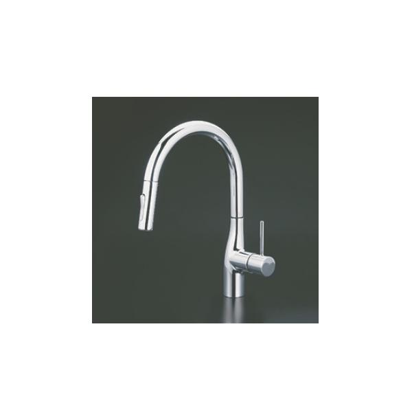 KVK シングルシャワー付混合栓 撥水 KM6061ECHS (水栓金具) 価格 KVK シングルシャワー付混合栓 撥水 KM6061ECHS (水栓金具) 価格