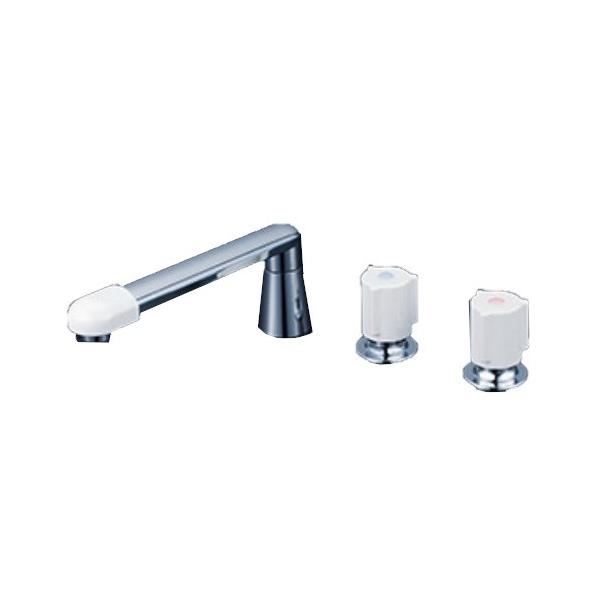 KVK 2ハンドル混合栓(ナット接続) KM87GTLNCU (水栓金具) 価格 KVK 2ハンドル混合栓(ナット接続) KM87GTLNCU (水栓金具) 価格