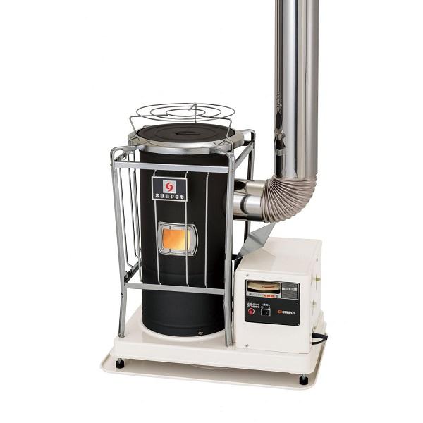 ゼータスイング 長府/サンポット KSH-8BS-K9 C 石油暖房機 角型 煙突式 