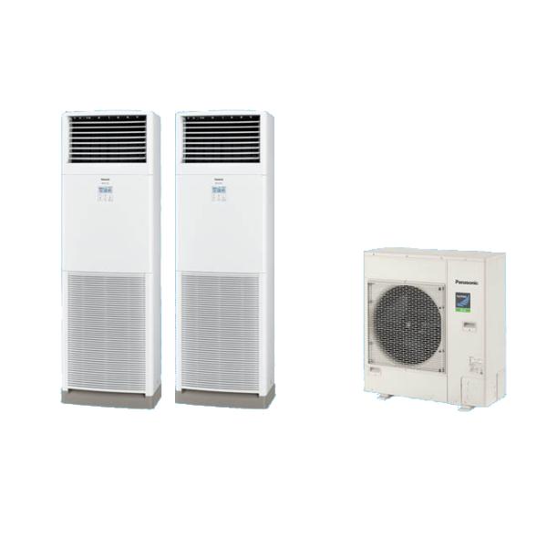 ●βパナソニック 業務用エアコン【PA-P112B7HDNB】[分岐管セット] 床置形(スリム形) 同時ツイン 標準 三相200V P112形 4.0馬力相当 Panasonic（パナソニック） [PA-P112B7HDNB+分岐管] 業務用エアコン 床