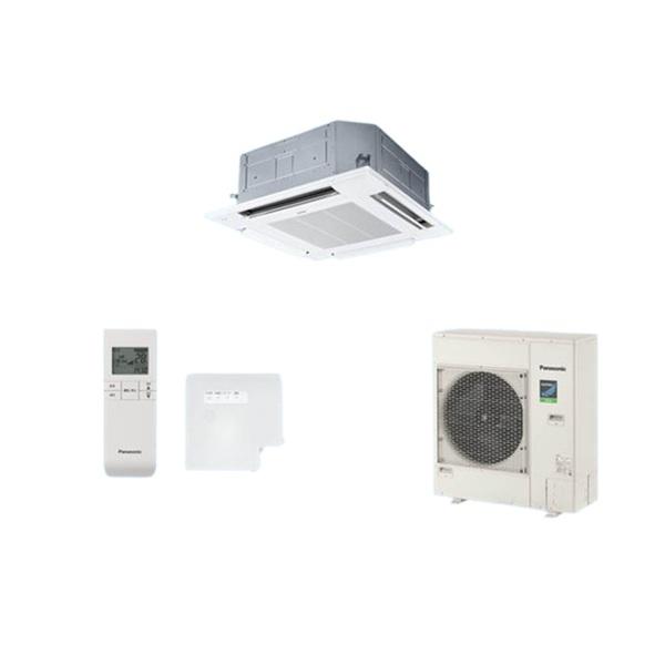 ●βパナソニック 業務用エアコン【PA-P140U7HNBX】4方向天井カセット形 XEPHY Eco(高効率タイプ) シングル 標準(ワイヤレス) 三相200V P140形 5.0馬力相当 Panasonic（パナソニック） PA-P140U7HNBX 業務用エアコン 4方向天井