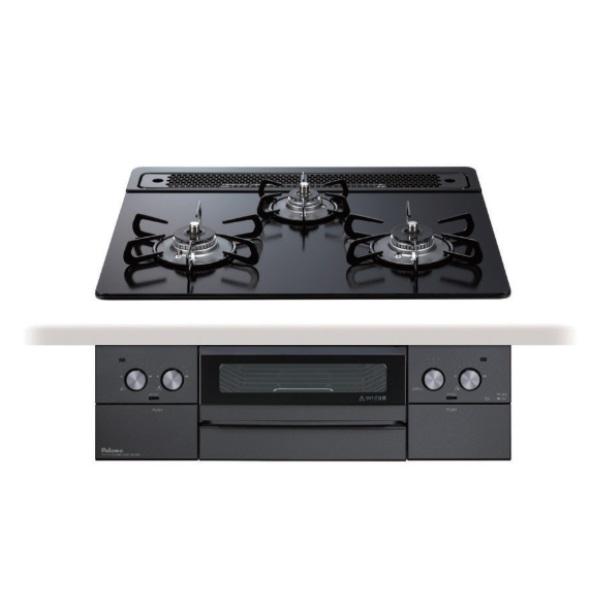 ビルトインコンロ ウィズナブラックライン 60cm マッティーブラック プロパン用【標準工事費込み】 パロマ PD-829W-U60GZ-LPG-KOJISET【送料無料】 (PD829WU60GZLPGKOJISET) パロマ（Paloma） PD-829W-60GZ ビルトインコンロ WITHNA ウィズナ