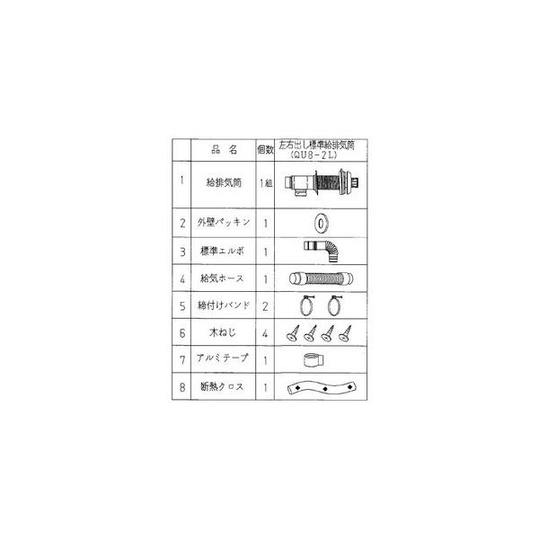CORONA(住宅設備) 石油給湯器関連部材 コロナ QU8-2L AG CORONA(住宅設備) 石油給湯器関連部材 コロナ QU8-2L AG