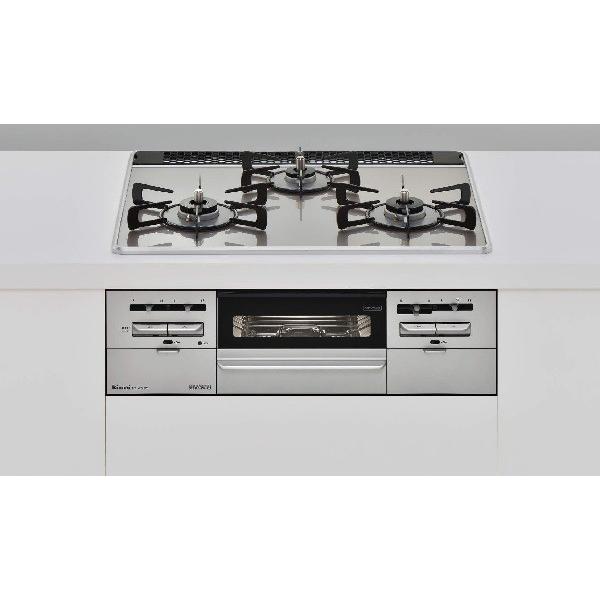 ビルトインコンロ 全品送料無料 リンナイ Rs31w28u12rvw 都市ガス12a 13a センス 幅60cm ラインシルバー ガラストップ 水無し両面焼グリル