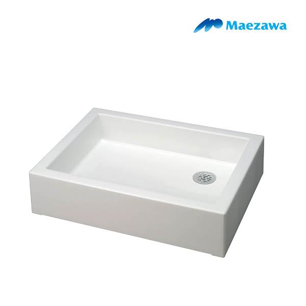 [在庫あり] 前澤化成工業 SP-USQ550(M14701) スクエアパン 水栓パン ホワイト 白 樹脂製 水栓柱パン ガーデン 庭 屋外 ☆2