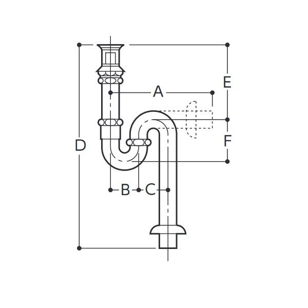 TOTO 水栓金具 TLDS2201JA 洗面器用排水金具 32mm ワンプッシュ式専用 