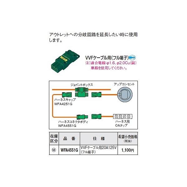 Panasonic 電設資材 パナソニック WFA4551G(発注単位：10
