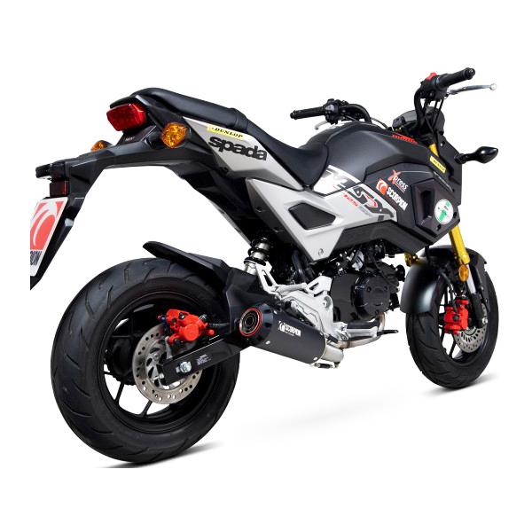 ホンダ GROM MSX125 2013 - 2021 カーボンマフラー HONDA ホンダ GROM125 グロム125 16-20 フルシステム RED POWER
