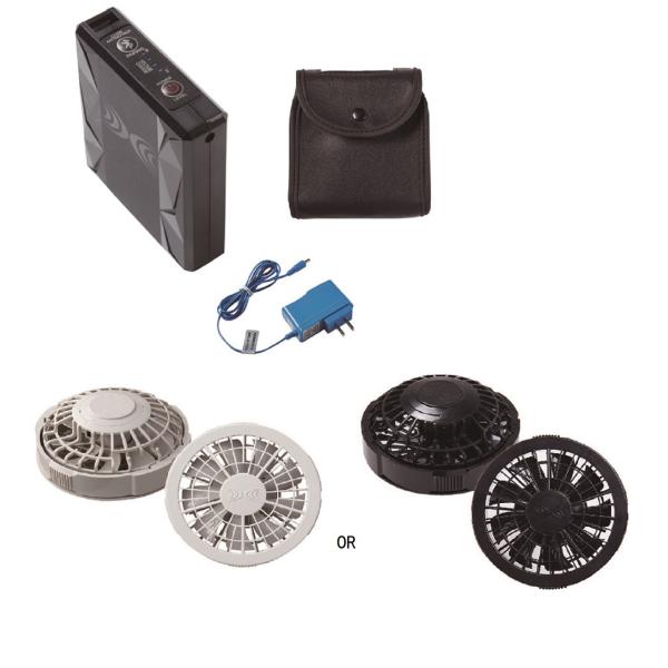 L*様 Bluetooth対応 空調服用ファンセット 製品案内】空調服®7.2Vバッテリーセット BT23222 - 株式会社