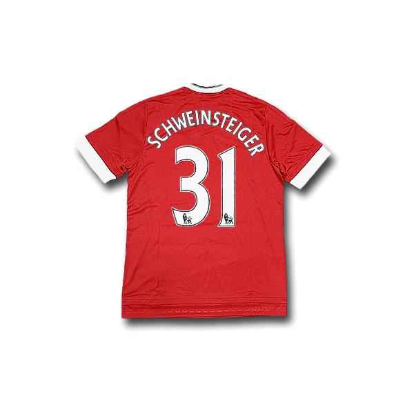 値引 1996年以来フットボール一筋です 015mutd H31 アディダス 15 16マンチェスター ユナイテッド ホーム 31 バスティアン シュバインシュタイガー 半袖ユニフォーム コパムンディアル スポーツ アディダス 15 16マンチェスター ユナイテッド ホーム 31