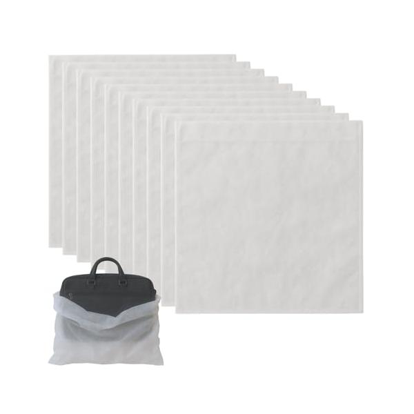 【特大サイズ】60×60cmの正方形サイズと、縦70×幅55cmの縦長の特大サイズで、ハンドバッグやリュック、衣類などの収納に最適です。【通気性に優れた不織布素材】通気性の良い不織布を使用し、カビや湿気から大切なアイテムを守ります。密閉しす...