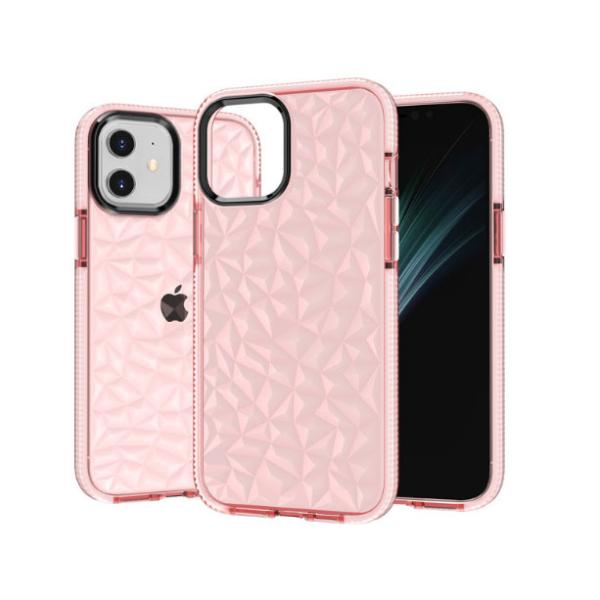 iPhone12 ケース キラキラ 12pro 12mini 12promax ピンク ＆ ホワイト