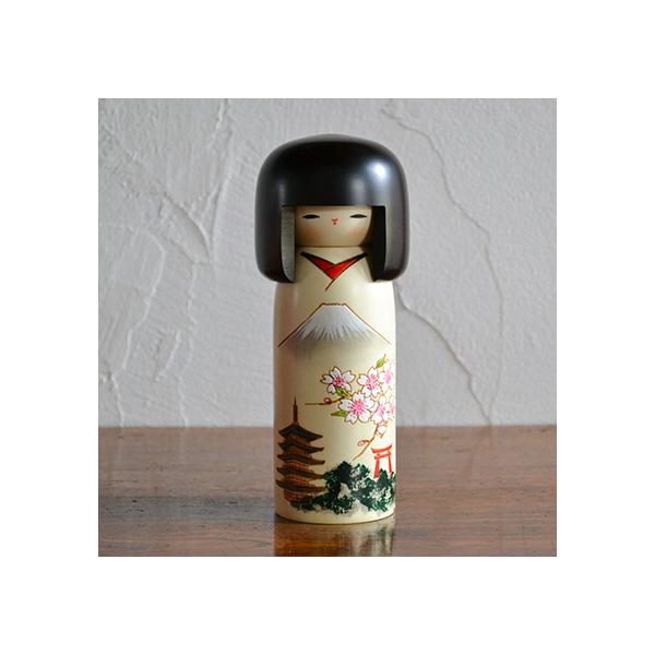 卯三郎こけし 富士山 ふじさん 伝統 こけし 創作こけし 民芸