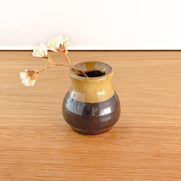 豆壺 一輪挿し 爪楊枝入れ 鍛冶丁焼 岩手県花巻産 : コレパン 日本の