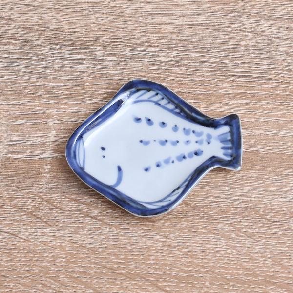 九谷焼 九谷焼 ／ 豆皿 ヒラメ 小皿 おしゃれ かわいい 和食器 縁起物