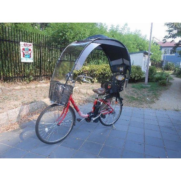 自転車 屋根 ポンチョ 雨除け 日よけ 傘 レインカバー用品、ベビー