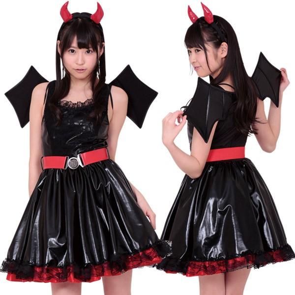 魔界の天使女子 コスプレ 可愛い ハロウィン 魔女 海賊 悪魔 ウィッチ パイレーツ デビル 魔法使い 水兵 船長 イベント 余興 学園祭 仮装 B コスプレ通信 通販 Yahoo ショッピング