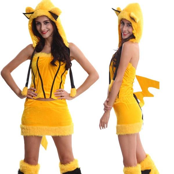 ふわもこ電撃モンスターコスプレ コスプレ 可愛い ハロウィン キャラクター パロディ アニメ ゲーム アイドル イベント 余興 仮装 O002 コスプレ通信 通販 Yahoo ショッピング