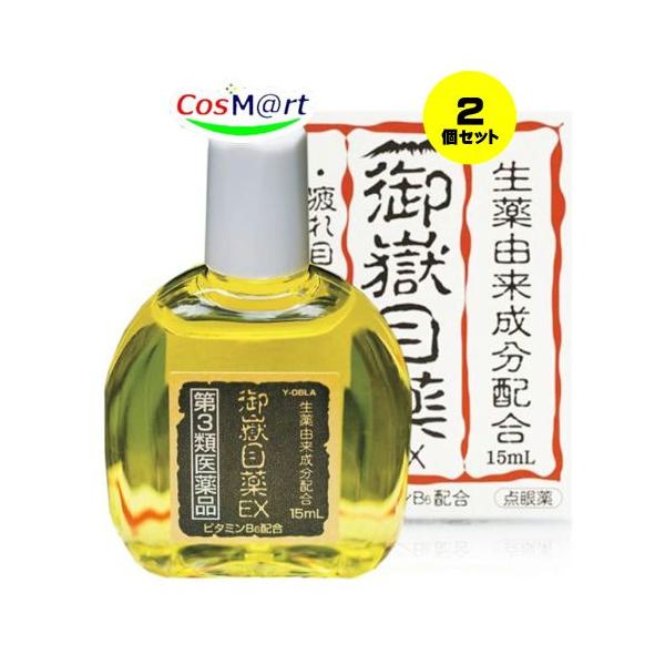 【2個セット】 【第3類医薬品】 御嶽目薬EX 15mL (4987364281008-2) 【ゆうパケットにて発送】