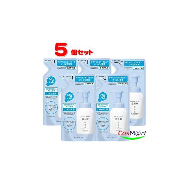 コラージュ 【5個セット】コラージュフルフル泡石鹸 つめかえ用 210mL