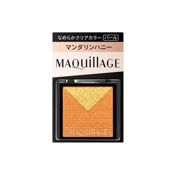 どんな色の組み合わせでも溶け合うようになじんで、目もとを明るく見せながら、クリアな発色が続くなめらかクリアカラー。透明感のあるパールタイプ。好きな色、旬な色、質感を楽しみながら1色ずつ自由にカスタマイズできるアイシャドウです。別売りの「マキ...