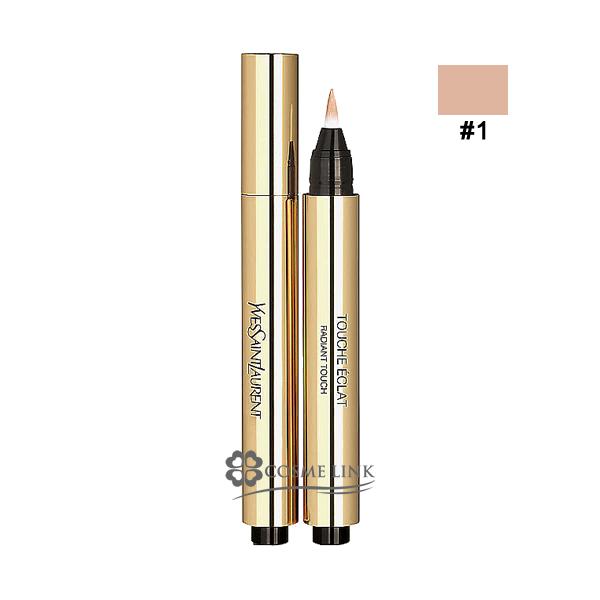 コンシーラー#1ルミナスピンクひと筆で明るさと輝きを。YSLを代表する魔法の筆ペン。 世紀のロングセラー、ラディアント タッチ。ひと筆で、明るさと自然な輝き、透明感を瞬時に与え、顔だちをも美しく整えます。筆ペンタイプで、いつでもどこでもタッ...