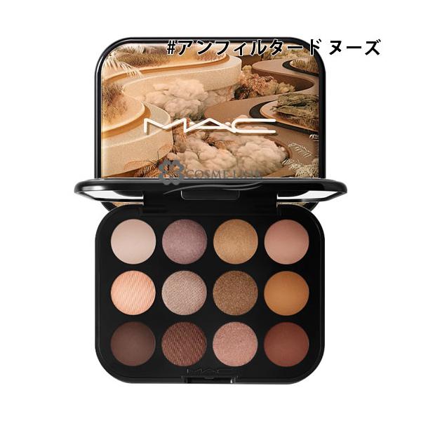 mi☆ MAC コネクトインカラーアイシャドウ×12 アンフィルタード ヌーズ コネクト イン カラー アイシャドウ パレット x 12: アン
