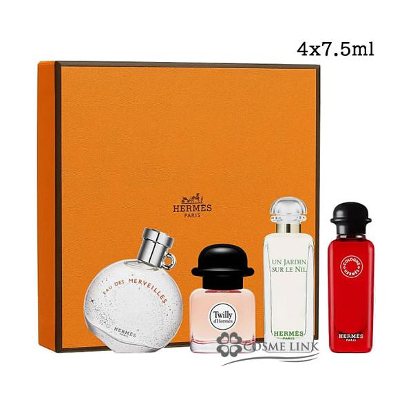 HERMES エルメス ミニチュア ミニ香水 4x15ml HERMES エルメス ナイルの庭/屋根の上の庭 ミニチュア/ミニ