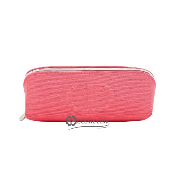 化粧ポーチ・ボックスクリスチャンディオールのオリジナルポーチ。 優しいピンクのコスメポーチ。口が大きく開くのでコスメ以外の小物の収納にも便利。原産国：中国